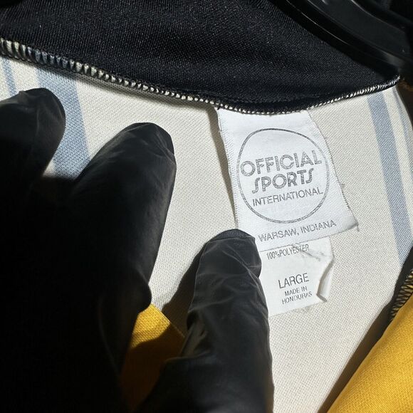 U.S. Soccer Federation Jersey Referee Shirt Men's L Yellow 2015 Short Sleeve - Picture 2 of 10